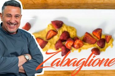 How to make a CLASSIC Strawberry Zabaglione Dessert!