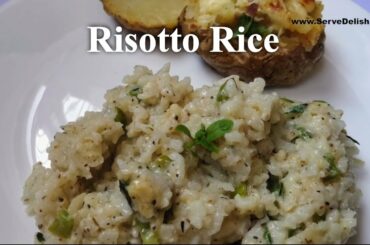 #Risottorice Cheesy Bell Pepper Risotto | How To Make Risotto Rice | Vegetarian Italian Rice Recipe