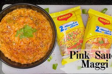 Pink Sauce Maggi | Italian Twist to Regular 2 Mins Maggi Noodles