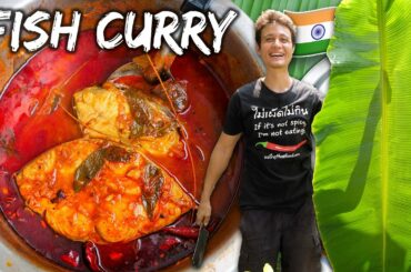 Indian Street Food 🇮🇳 !! Spicy Kerala Fish Curry Recipe! 🐟 🌶️ | Street Food at Home Ep. 2