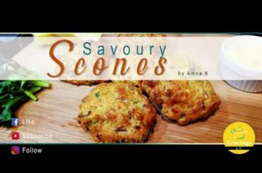 Cheese and Chicken Scones| Savoury Scones | Cheese and Onion Scones |Italian Herbs Savoury Scones |