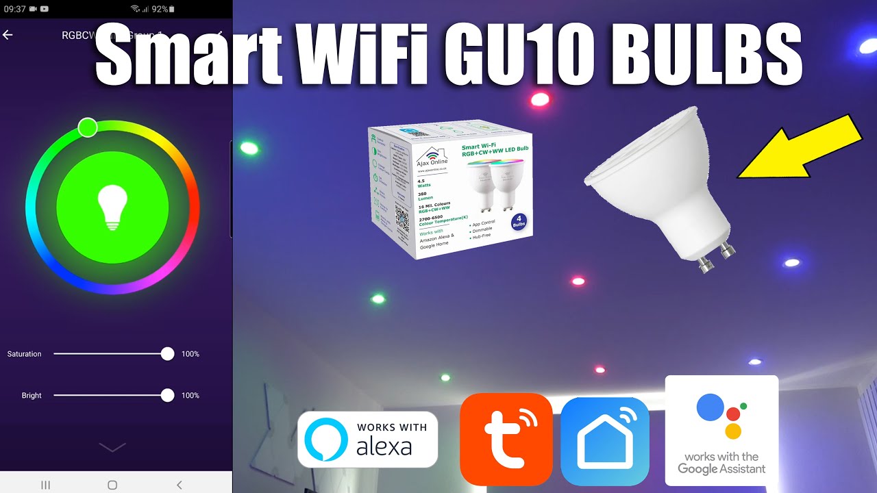 FORGET ABOUT PHILIPS HUE GU10 SPOTLIGHTS | Smart WiFi Spotlights works on Tuya/Smart Life FORGET ABOUT PHILIPS HUE GU10 SPOTLIGHTS | Smart WiFi Spotlights works on Tuya/Smart Life