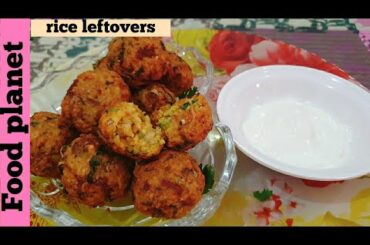 5 minutes Crispy italian Arancini balls from leftover rice |leftover series Episode #2 | Food planet