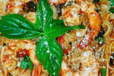 Italian Spicy Shrimp Fra Diavolo