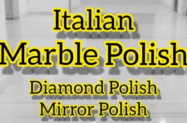 How to Polish Italian Marble ( Diamond Polish , Mirror Polish )