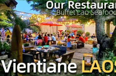 Busy Night at Our Restaurant in Vientiane Laos | Now in Lao