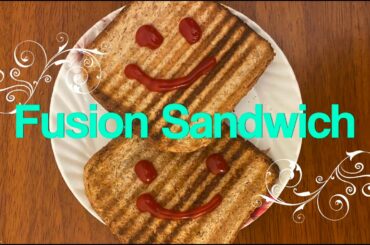 Fusion grilled sandwich | Indo Italian grilled sandwich | Grilled Sandwich | Masala Sandwich