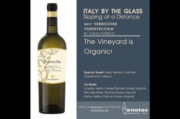 Sipping at a Distance with the Casalfarneto Winery - Organic!