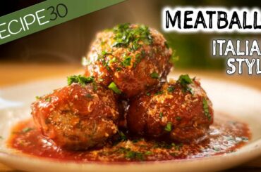 Secret to Juicy Italian Style Meatballs