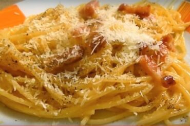 Pasta Carbonara Recipe Italian Food #carbonara