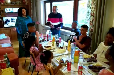 MUKBANG | EATING ITALIAN TORTELLINI, BBQ FISH, CHICKEN, PLANTAIN AND FRIED YAM.