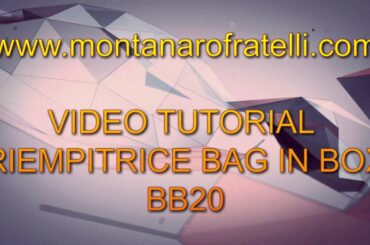 Video Riempitrice Semi-automatica Bag in Box Modello BB20 - Video Tutorial