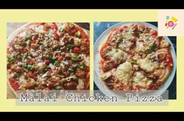 Malai Chicken Pizza | WITHOUT OVEN | Food for Family