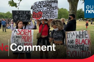 Thousands march in London to protest George Floyd death