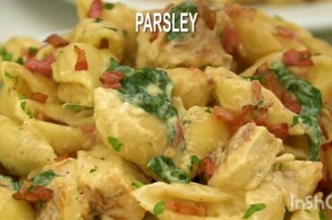 Creamy Chicken Past  / مقرونة بالدجاج سهلة و سريعة التحضير في دقائق