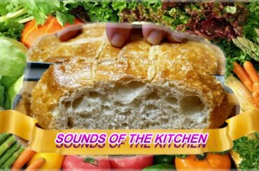 Italian Bread ASMR Slicing | Sounds of the Kitchen | Recipe 4 ASMR