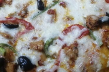 NO OVEN PIZZA |CHICKEN PIZZA | PIZZA IN PAN |