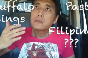 American and Italian with a Filipino Twist!!! Buffalo wings and pasta!!! Food vlog 010 Cafe Lidia