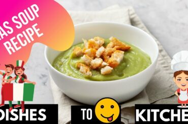 Vintage cookbook recipes 2020: Pea soup recipe|Kitchen|food|retro|dishes|Italian|soup|peas