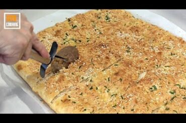Awesome Focaccia Bread with Chicken Floss Toppings