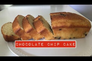 Easy and soft chocolate chip cake recipe