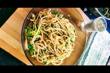 Aglio olio Spaghetti Pasta• Garlic Flavoured Perfect Italian Cuisine in 20Mins•Easy Dinner Recipe