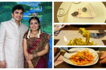 Daily Apron Recipe 36 - Delicious blueberry cheese cake on our special day - Eggless no bake dessert