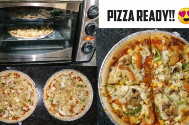 Pizza recipe at home in Tamil/veetlaye easya pizza ready!!! 😍 /Aadhira's Creations