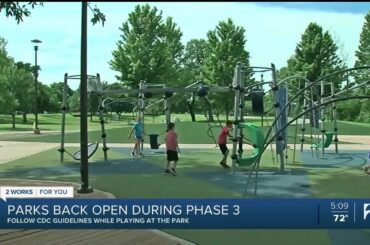 Phase 3: Tulsa city park playgrounds and splash pads reopen