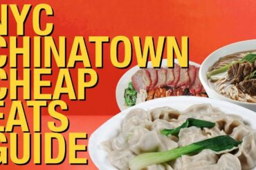 Where To Eat in Chinatown NYC ? 10 BEST Cheap Food Joints  ! 🍜