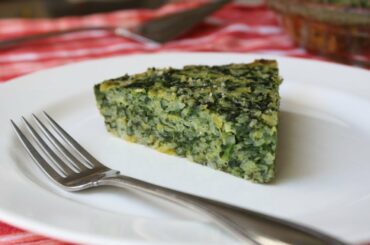 Spinach & Leek Torta di Riso -- Savory Italian Rice and Vegetable Pie
