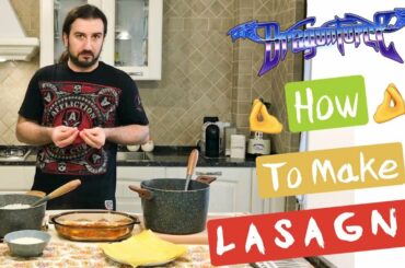 DragonForce - How to Make Lasagne with Drummer Gee Anzalone