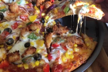 The Best chicken Tikka Pizza