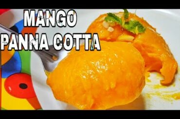 Mango Panna Cotta | Italian dessert | Without gelatin or freshcream | kaabusKitchen