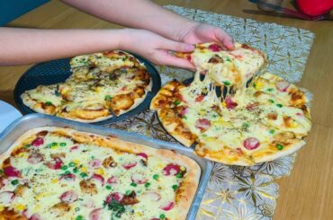 Simple Cheese Burst and Pan PIZZA