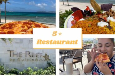 Vlog 4: Incredible Food at 5 Star Restaurant on Gorgeous Beach in Anguilla | Curly Dimples