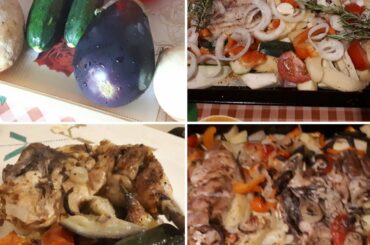 #zara #vlogs#Italy #chicken and vegetable   cooking  in  forno....