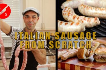 How to make ITALIAN SAUSAGES (Sicilian Style)  from the scratch