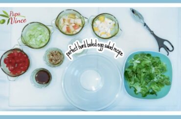 perfect hard boiled egg salad recipe