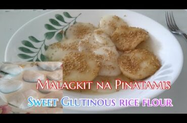 SWEET GLUTINOUS RICE|MALAGKIT NA MINATAMIS| MASARAP NA MERIENDA| Pinay In Italy