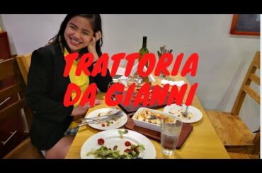 Dinner at Trattoria Da Gianni with my Late Sister