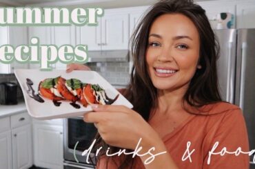 SUMMER RECIPES! caprese 2 ways + limoncello drinks w/Chef Steph