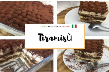 TASTY & EASY  TIRAMISÙ  || Classic dessert in ITALY  || Without raw Eggs #tiramisu