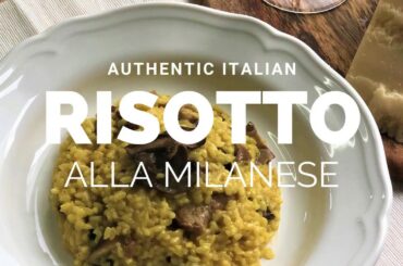 How to make authentic Italian RISOTTO WITH MUSHROOMS/ Rosotto alla Milanese