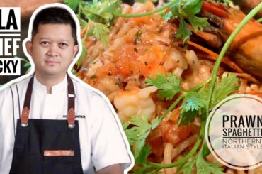 Resep Spaghetti Udang - Northern Italian Style