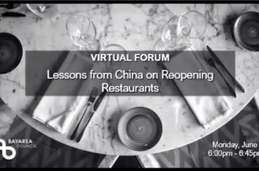 Virtual Forum: Lessons from China on Reopening Restaurants
