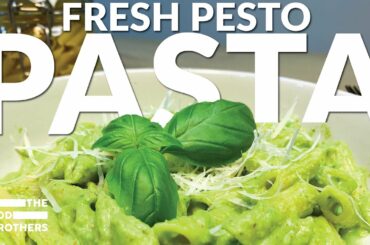 Fresh Pesto Pasta | معكرونة البيستو الطازجة | ताजा पेस्टो पास्ता| #TheFoodBrothers #TFBSpecials #Veg
