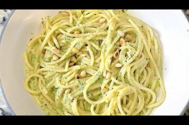 Pesto Pasta Recipe | How to Make Basil Pesto Pasta | Spaghetti with Pesto | Creamy Pasta Sauce