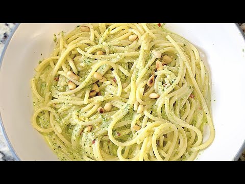 Pesto Pasta Recipe | How to Make Basil Pesto Pasta | Spaghetti with Pesto | Creamy Pasta Sauce Pesto Pasta Recipe | How to Make Basil Pesto Pasta | Spaghetti with Pesto | Creamy Pasta Sauce