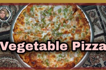How to make vegetable pizza restaurant style recipe pakistani lahori #cookingwithsobia
